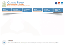 Tablet Screenshot of centroprana.it